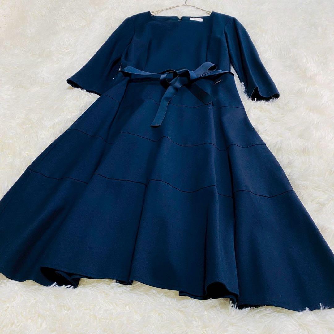 新品✰Harrods ネイビー 高品質　ワンピース Size 1