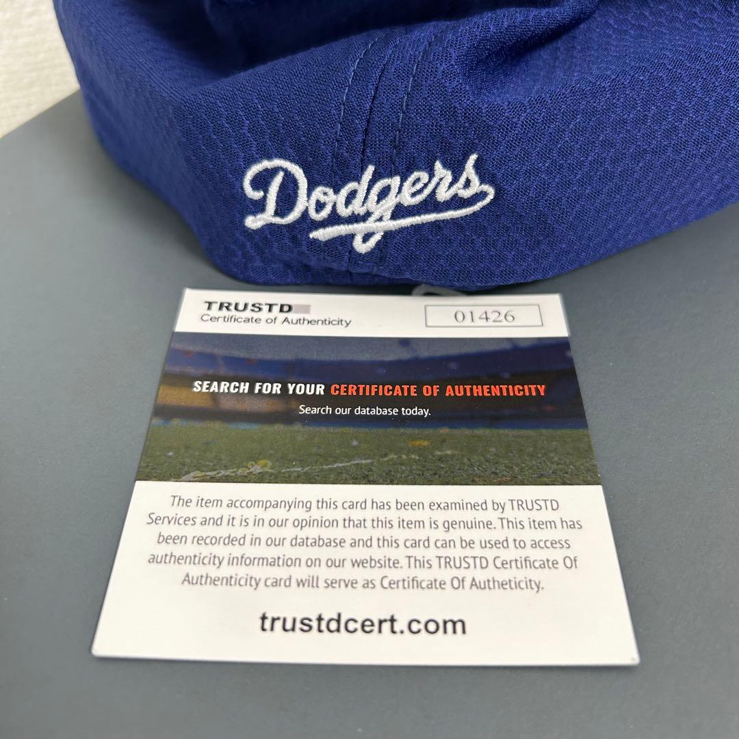 大谷翔平選手直筆サイン入りCAP ロサンゼルスドジャースキャップ　＊カードセット