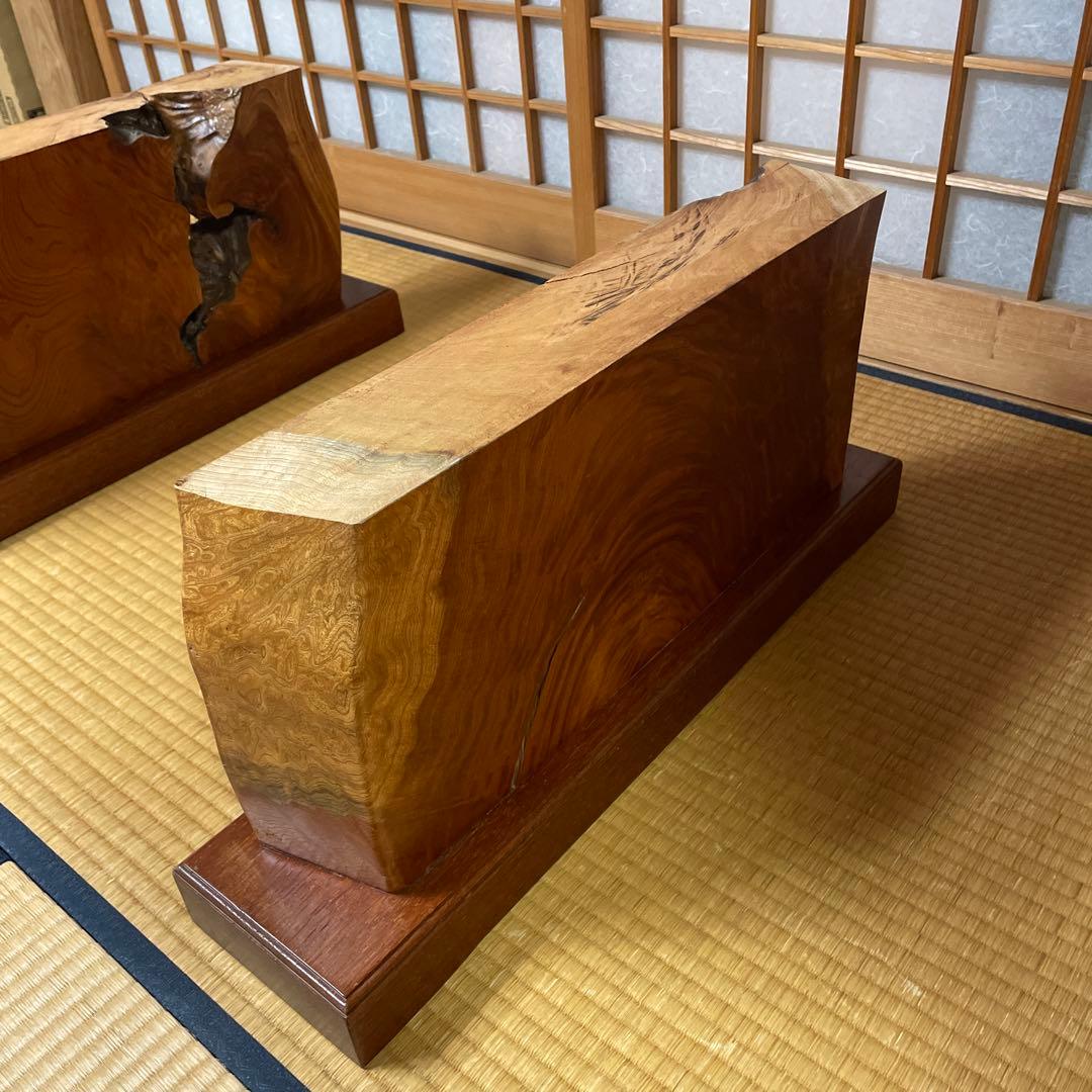 【銘木】欅 無垢一枚板 センターテーブル 注文品 特注品 珍品 昭和レトロ