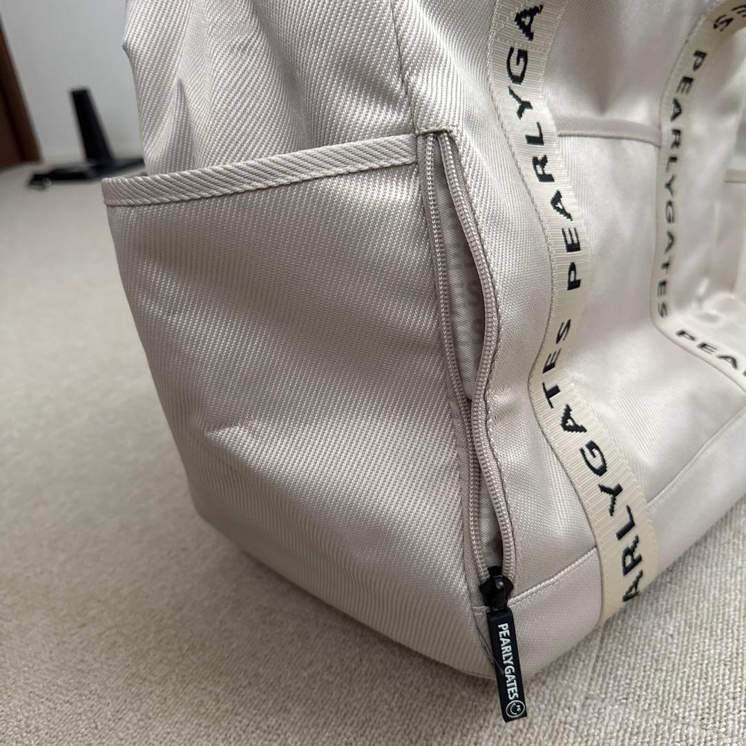 PEARLY GATES メッシュトートバッグ ベージュ