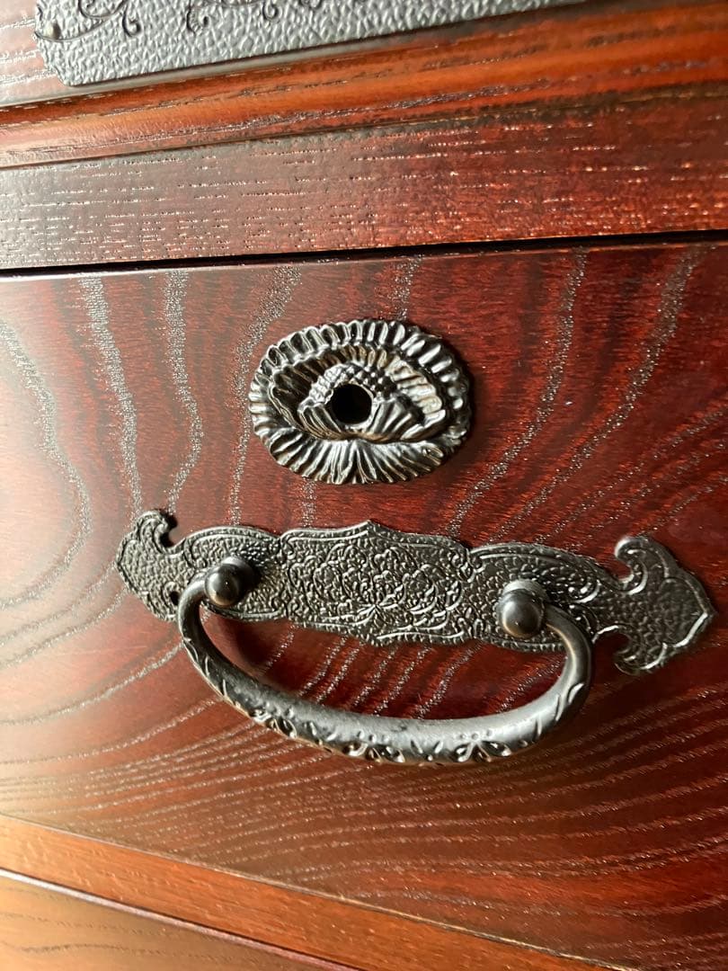 送料込 筑後民芸 ダークブラウン 桐箪笥