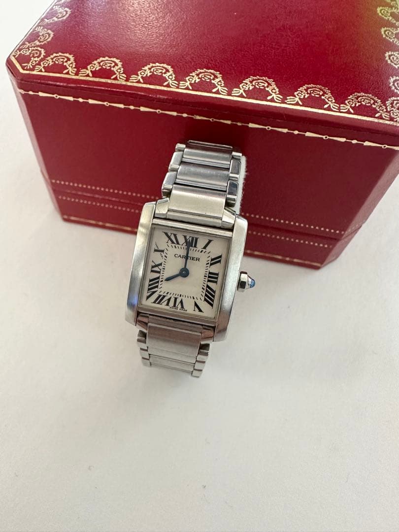 Cartier 時計 カルティエ　タンクフランセーズ レディース　箱付き