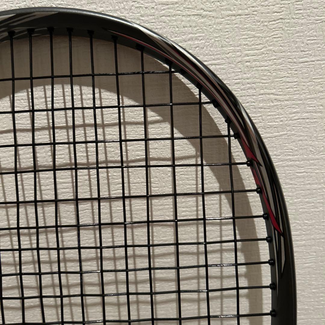 【極美品】ミズノ　スカッドPRO-R 0U 黒/白/赤　ソフトテニスラケット