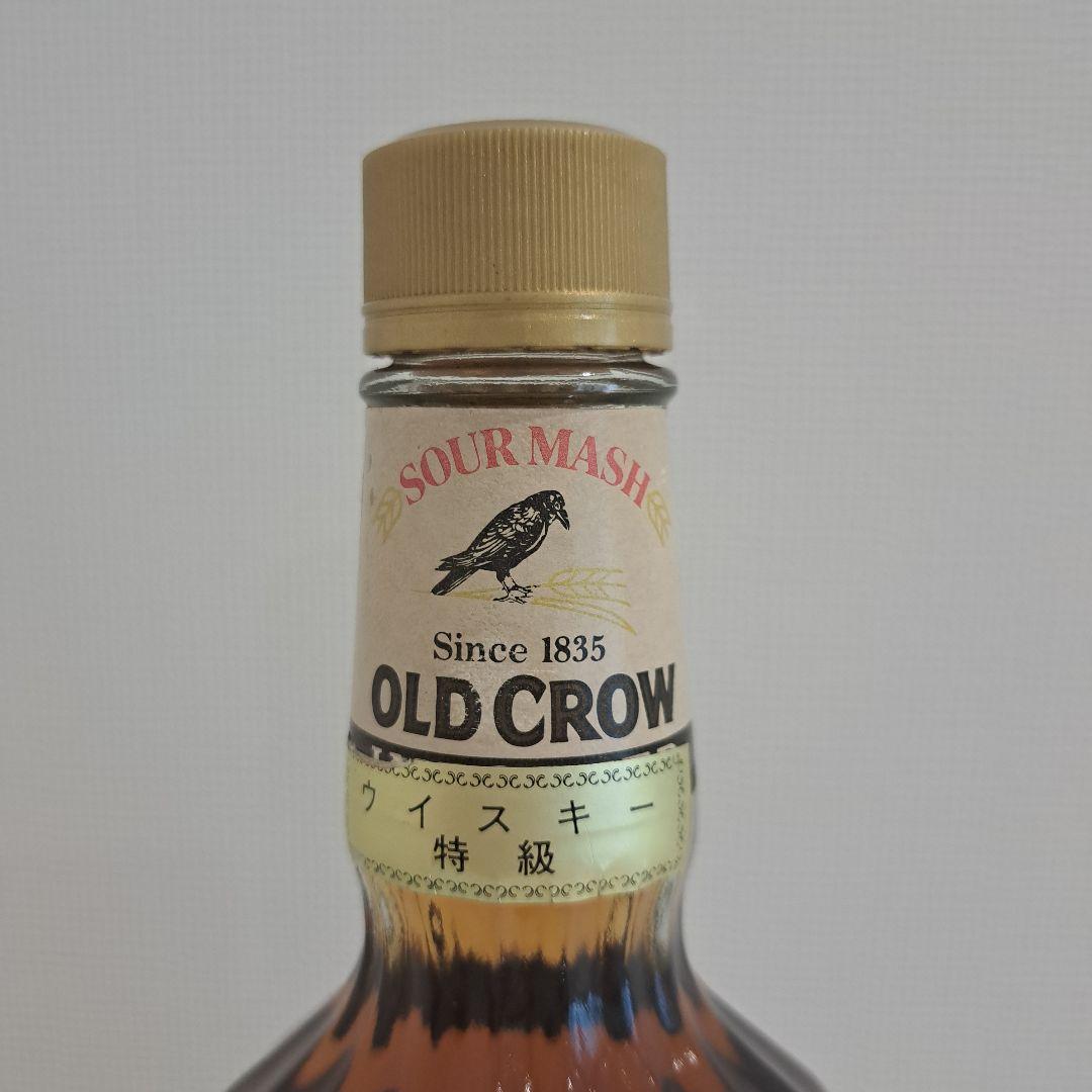 OLD CROW 旧ボトル　ウイスキー 40%　750ml　オールドクロウ　美品