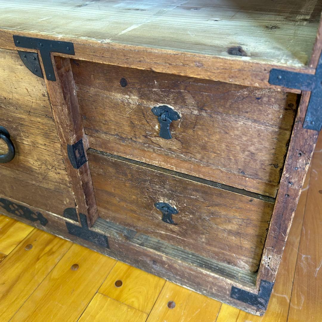 古箪笥(たんす) 棚 店舗什器 B