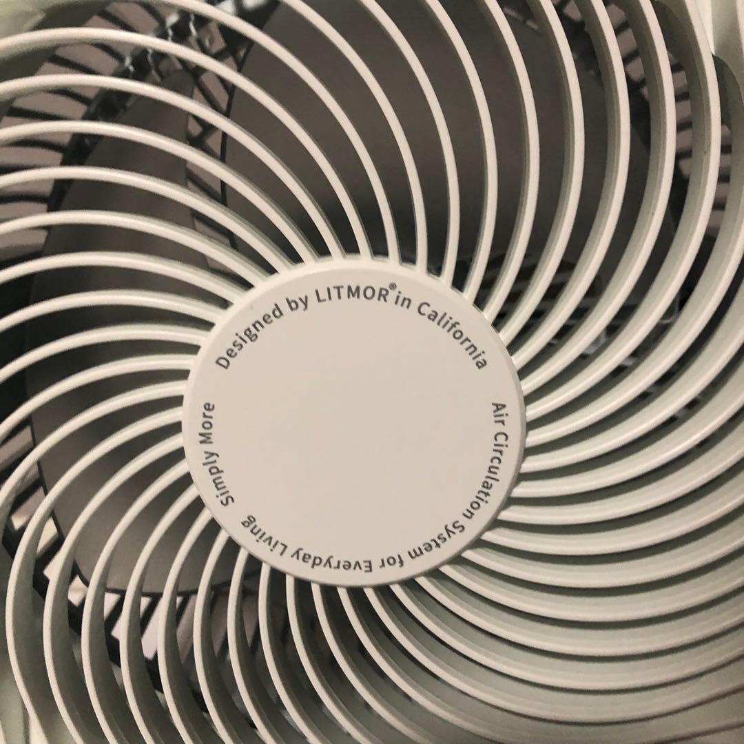 Polar Cedar サーキュレーター 360度首振り 静音 ミントブルー