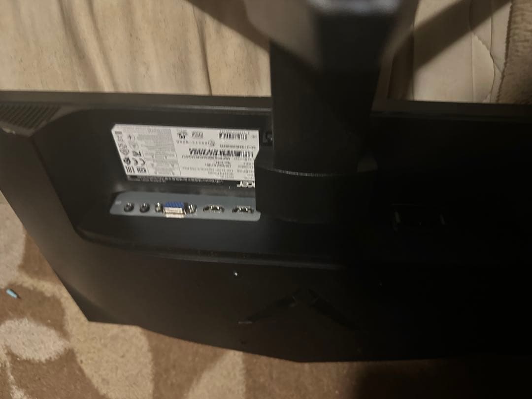 Acer 薄型モニター 本体