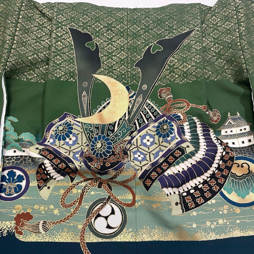 七五三 羽織セット 男の子 羽織 着物 長襦袢 半衿付き 5歳 No.127