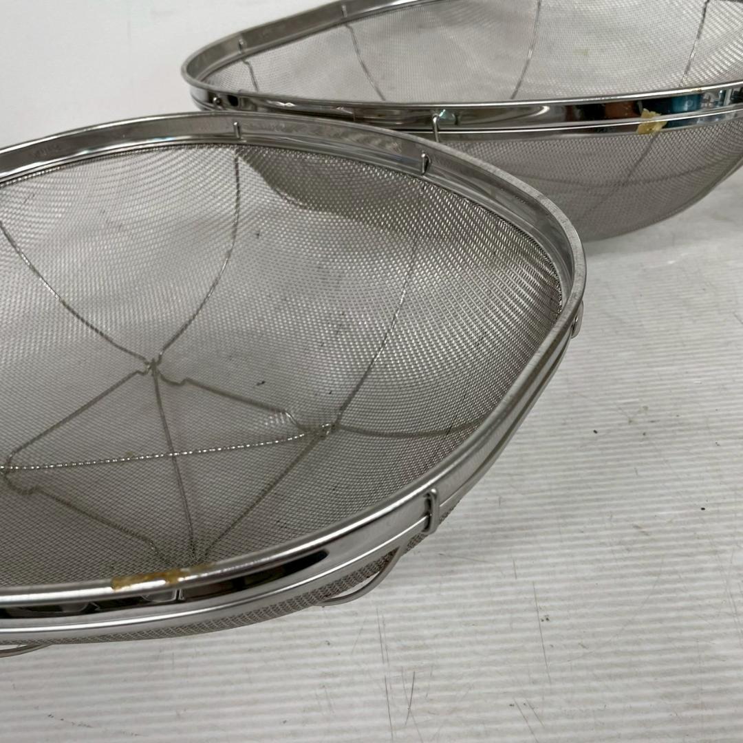 ステンレス製 ざる 7点セット まとめ売り サイズ違い Y1994