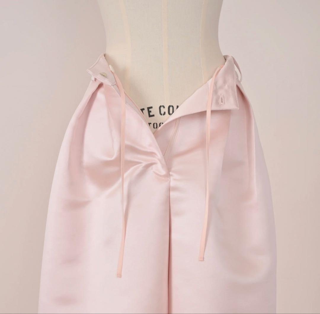 完売品　Have サテンフレアガウチョPT ピーチ