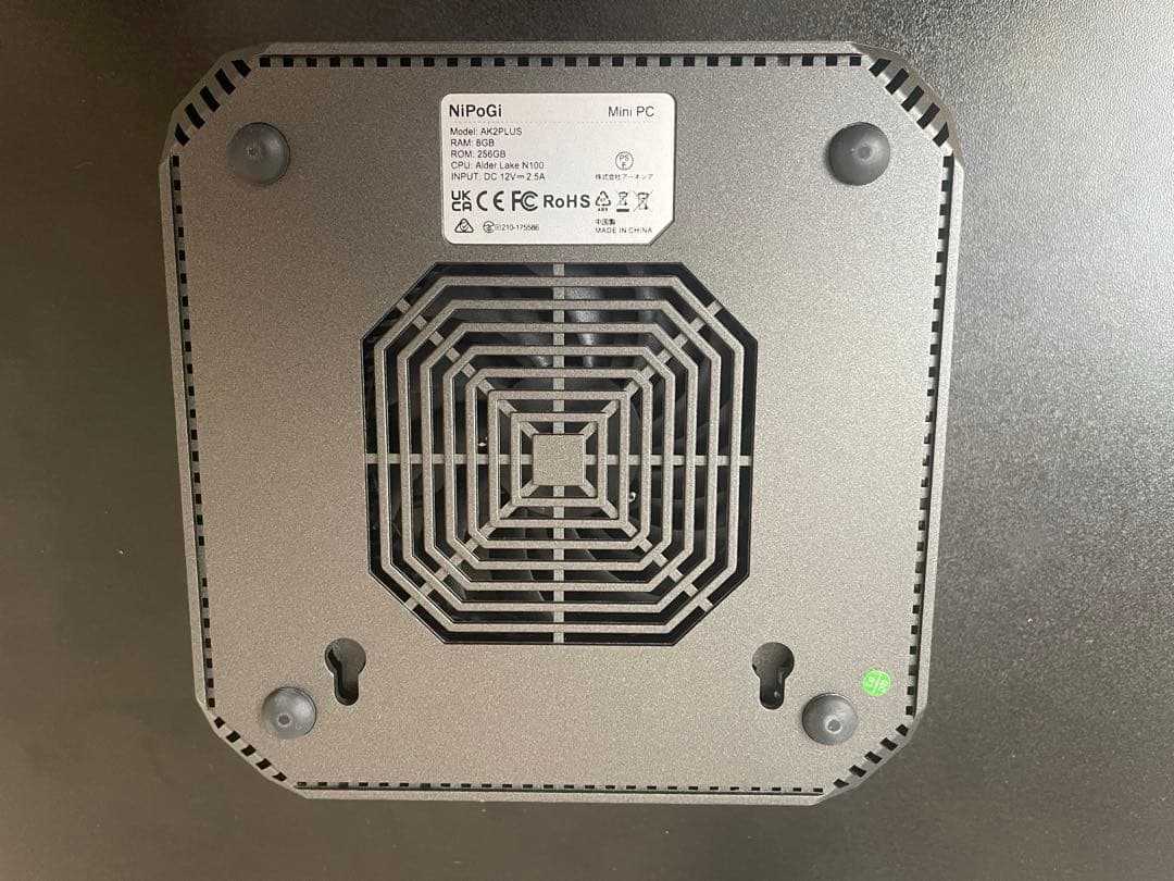 ミニpc n100 高速動作 8GB 256GB