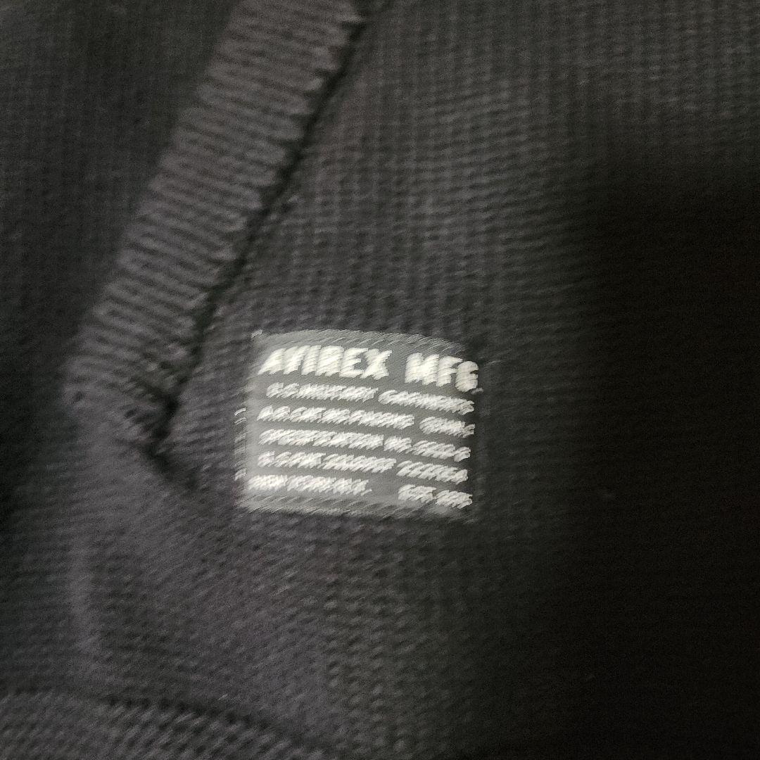 【新品タグ付き】AVIREX　ニット　ジャケット　黒　3L