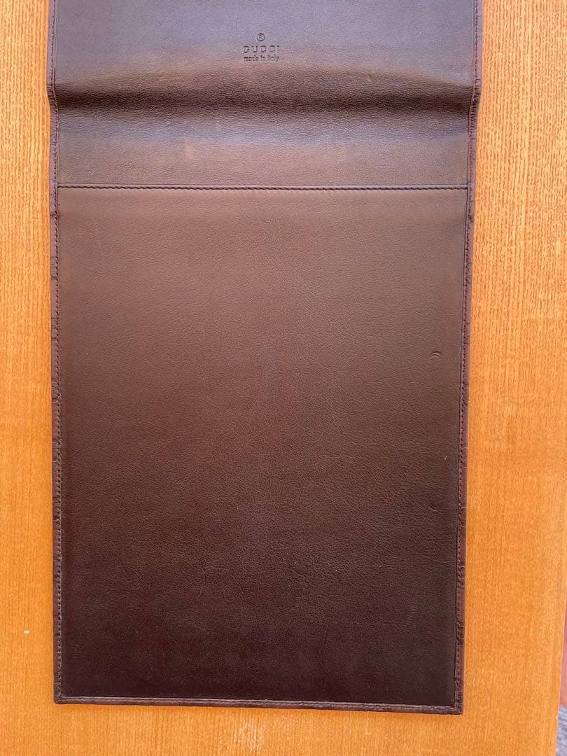 値下げ❣️超レア❣️gucci グッチ シマ　A4サイズ大判ノートカバー❣️