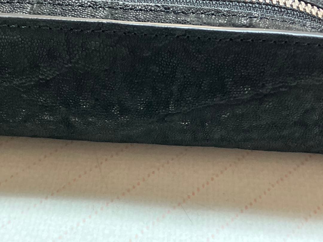 ルボナー デブペンケース エレファントレザー ブラック