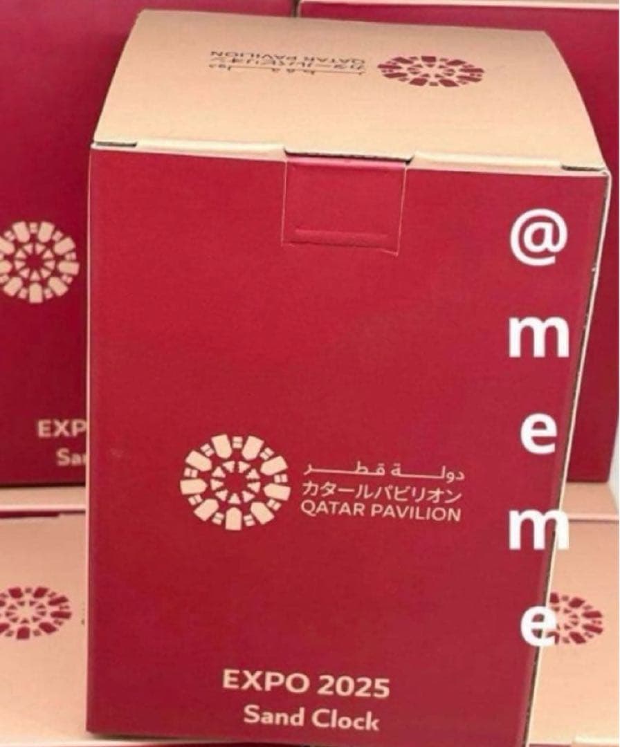 【新品未使用】大阪関西万博　カタールパビリオン　サンドアート　オブジェ【限定品】
