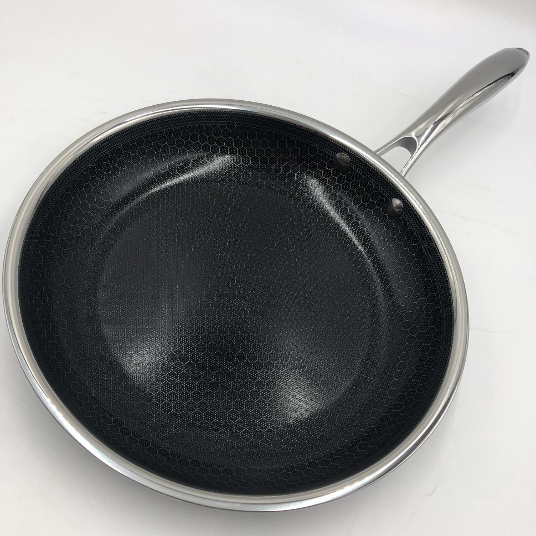 HexClad ハイブリッド フライパン 26cm 蓋付き/Y32582-P1