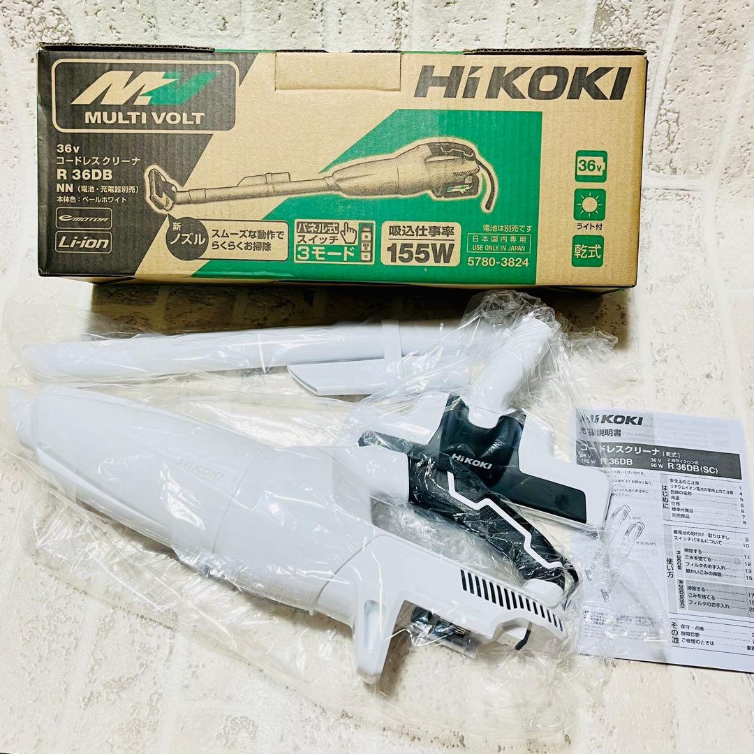 新品 HiKOKI R36DB 充電クリーナー コードレス掃除機 8906