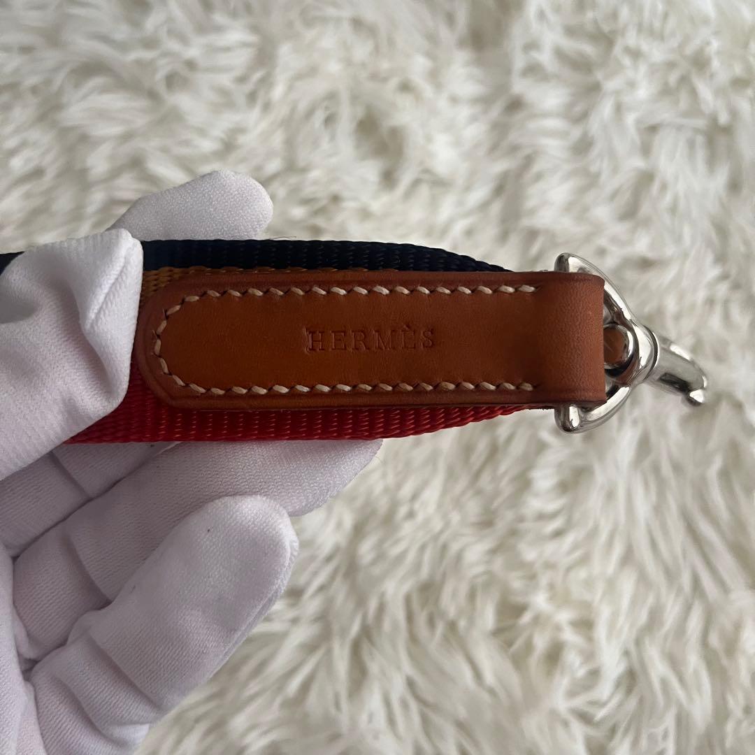 HERMES エルメス ロカバール キャンバス リード 犬用