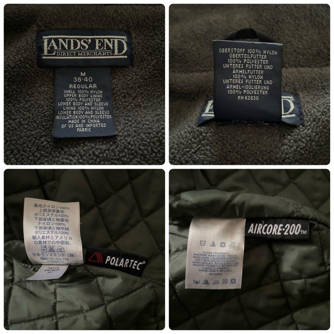 90s- LANDS' END ランズエンド ストームコート ポーラテック M