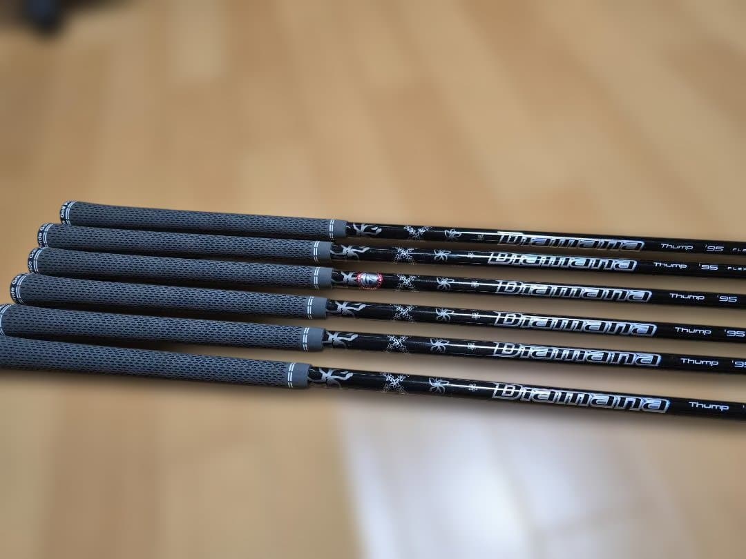Diamana Thump 95g Sフレックス シャフト6本セット