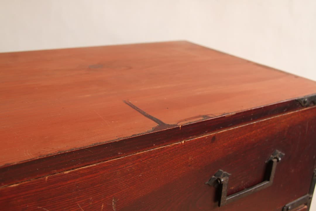 木製チェスト　収納棚　3段　和家具　古道具　古家具　ビンテージ　アンティーク