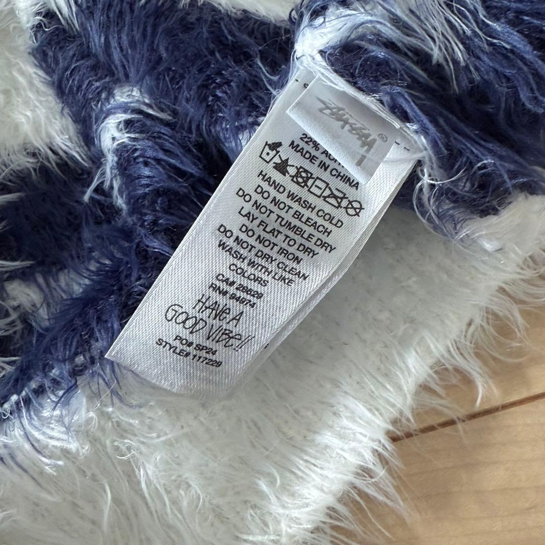 stussy Hairy Stripe Crew Sweater ボーダーニット