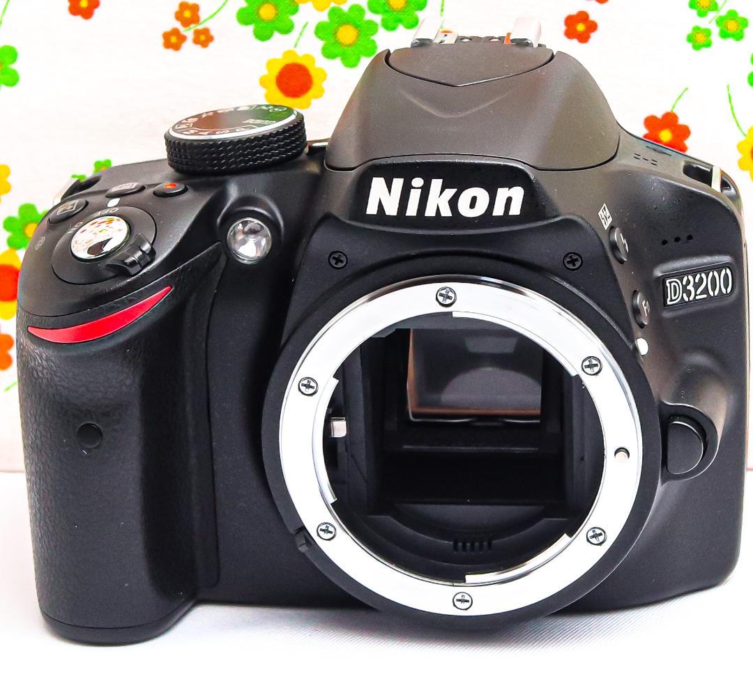 ニコン Nikon D3200☆ダブルレンズ☆スマホに送れる！☆初心者おすすめ！