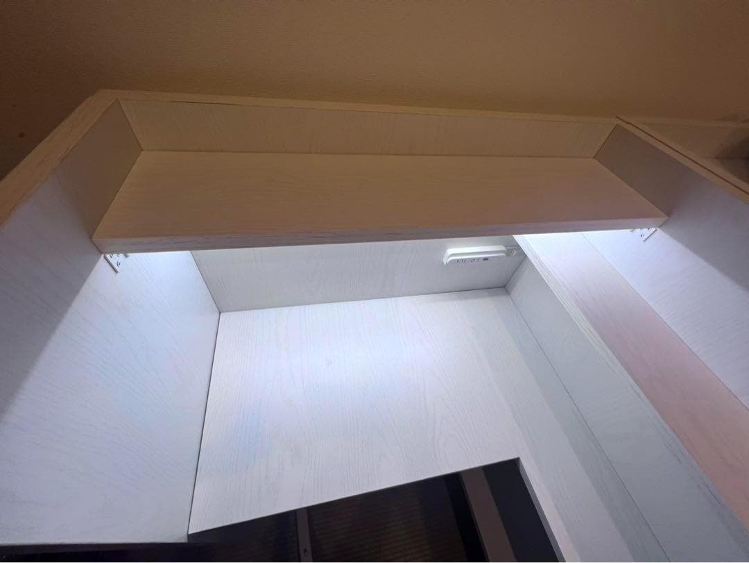 中古 おこもり個室デスク幅90 オフィス デスク 机 つくえ ホワイト ①②