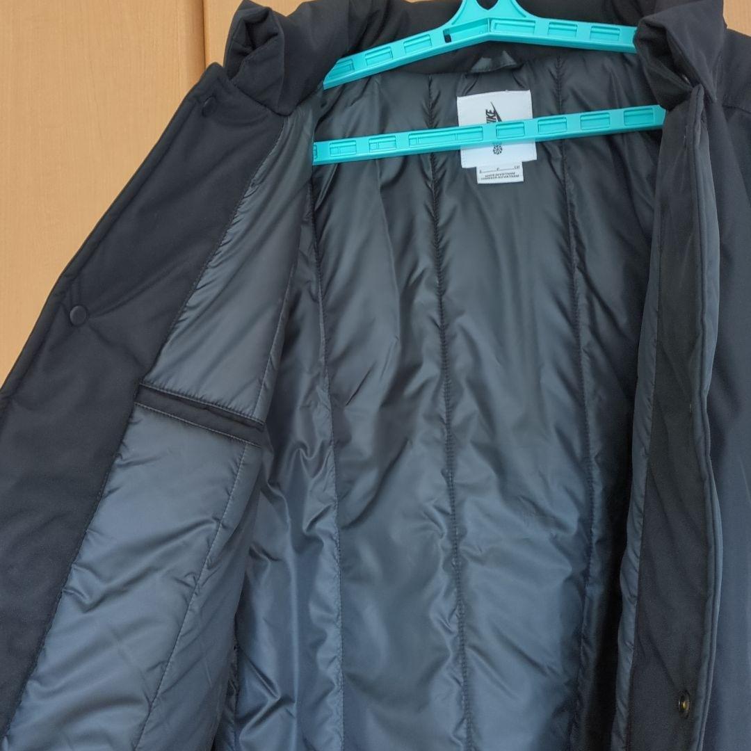 【専用】美品　NIKE　ソロスウッシュ　パファー 黒 ナイロンジャケット 中綿入