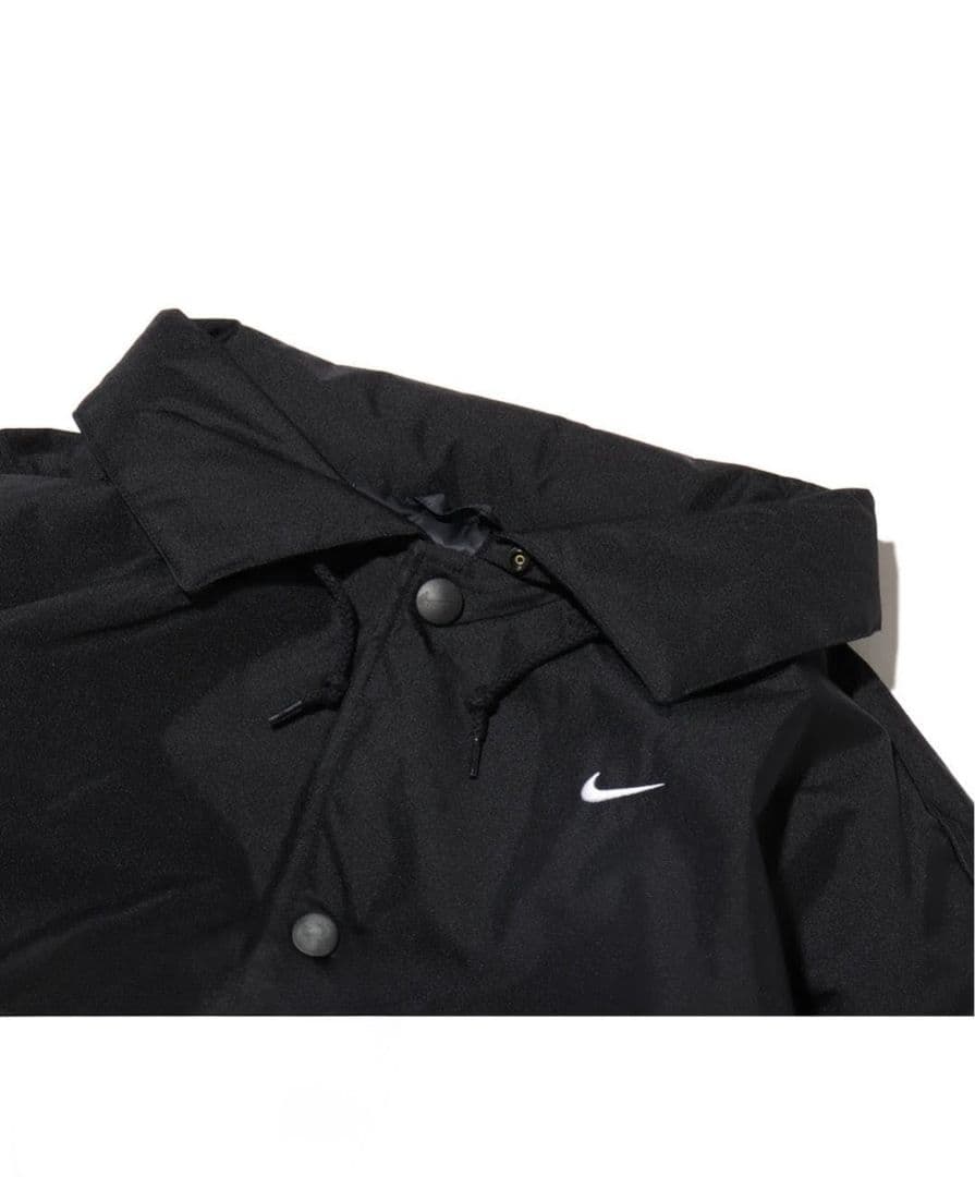 【専用】美品　NIKE　ソロスウッシュ　パファー 黒 ナイロンジャケット 中綿入