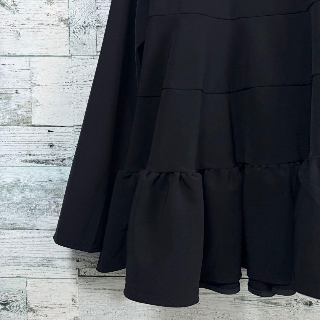 ☆24年モデル☆ヨリ　yori セレモニーティアードブラウス　ブラック　36