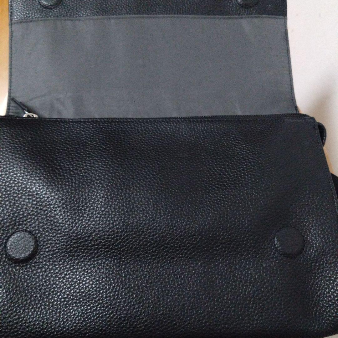 ear PAPILLONNER ワイドテープ ショルダーバッグ　ブラック