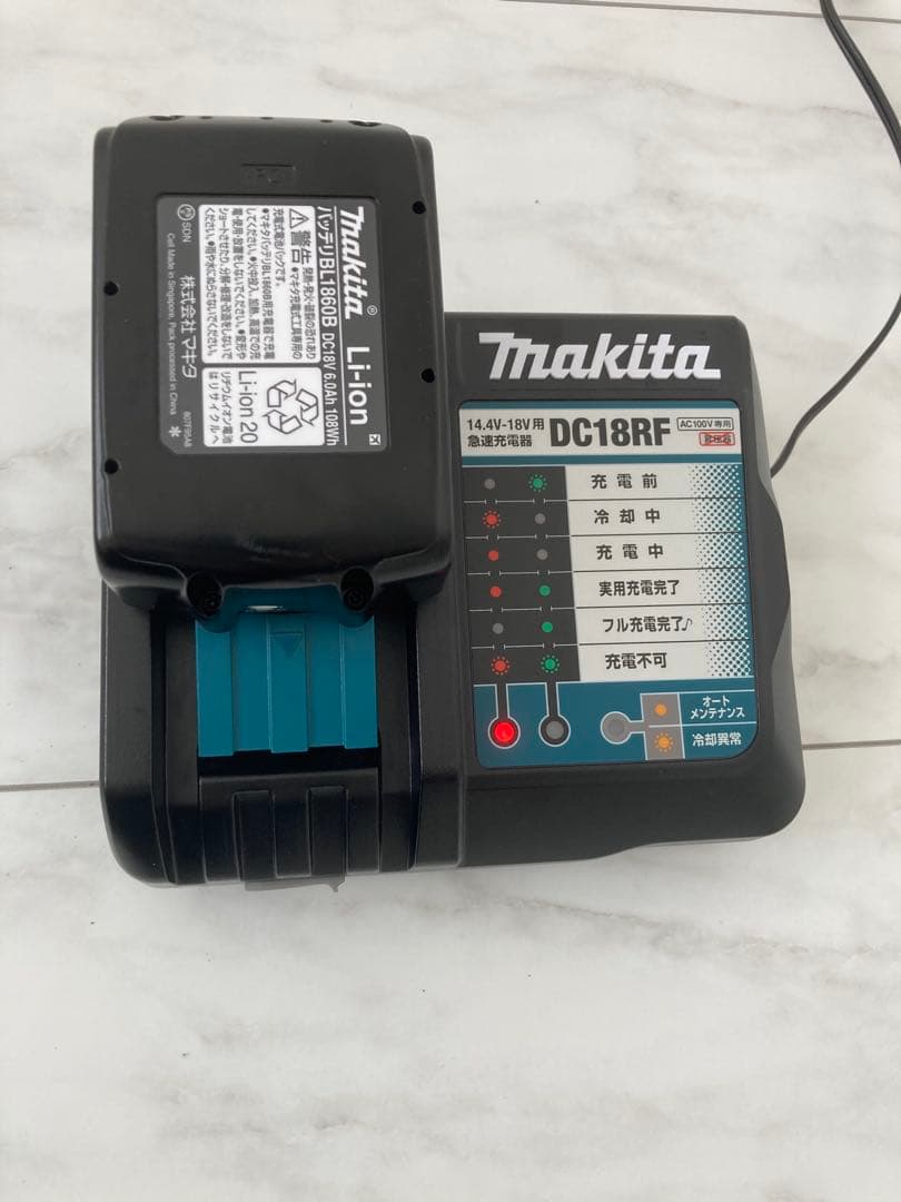 マキタ　BL1860B 18Ｖ6Ah付属　掃除機 CL282FDZCW