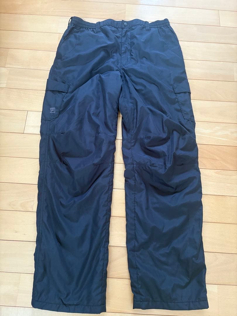 FILA GOLF ブラック　ジャケット　パンツ　セット　LLサイズ