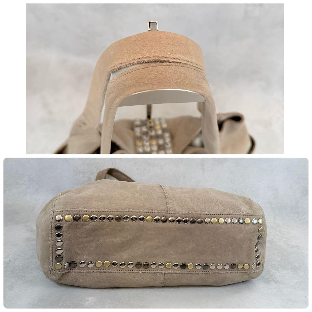 TRES スタッズ　ショルダーバッグ