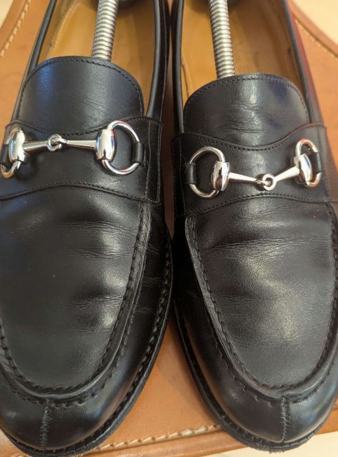 り*ん様 美品 Jalan Sriwijaya ビットローファー ブラック 98