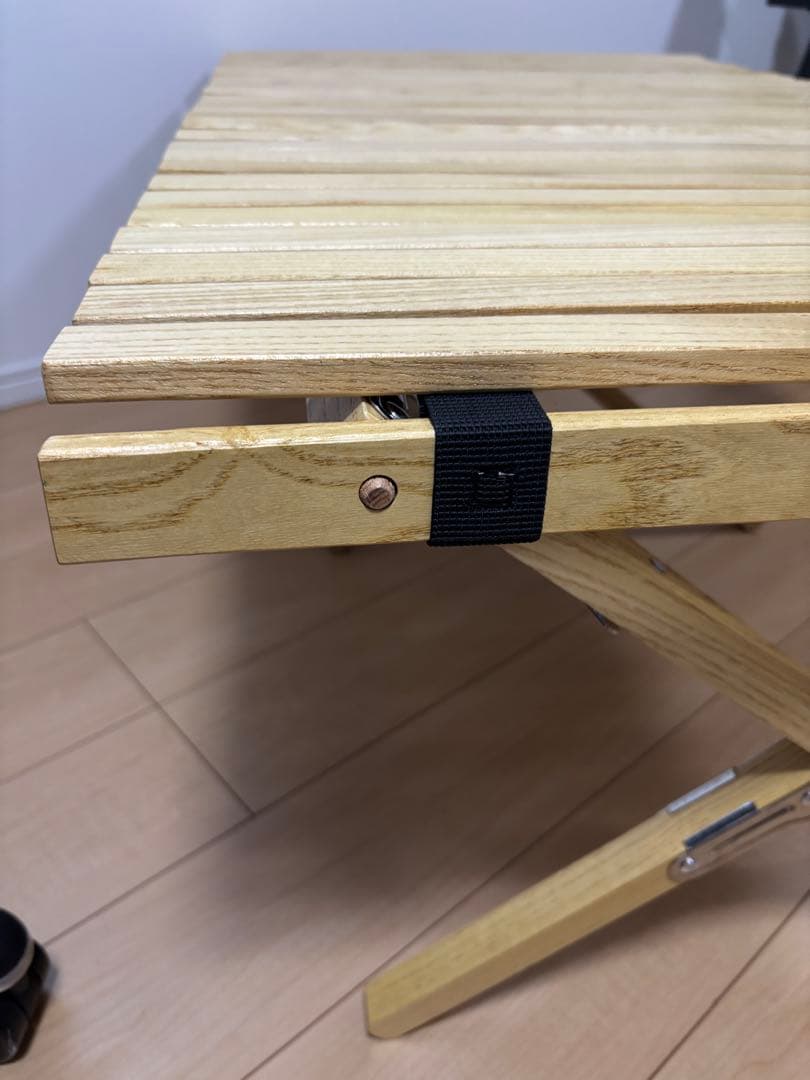 アウトプットライフ　ウッド ロールトップテーブル(L) OUTPUTLIFE