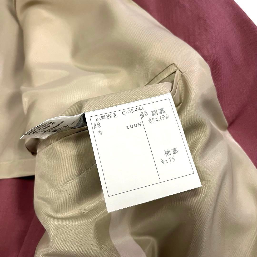 【vintage】セットアップ　スーツ　ダブル　ピンク　ピンズ　90s 80s