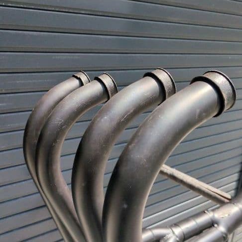 ゼファー1100 マフラー　集合管　ショート管　つや消しブラック