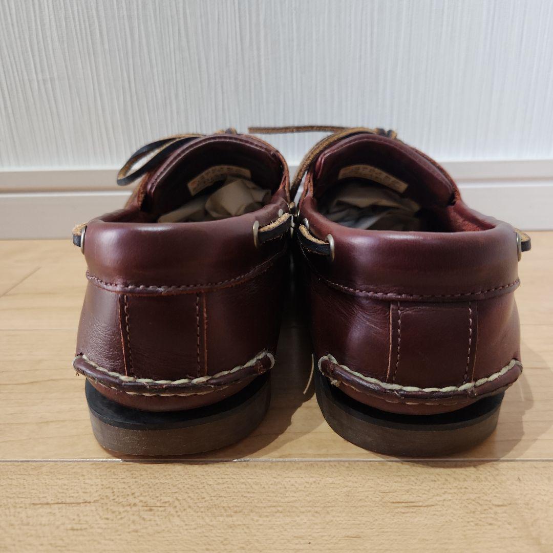 極美品　Timberland ブラウン デッキシューズ25077 26.5cm