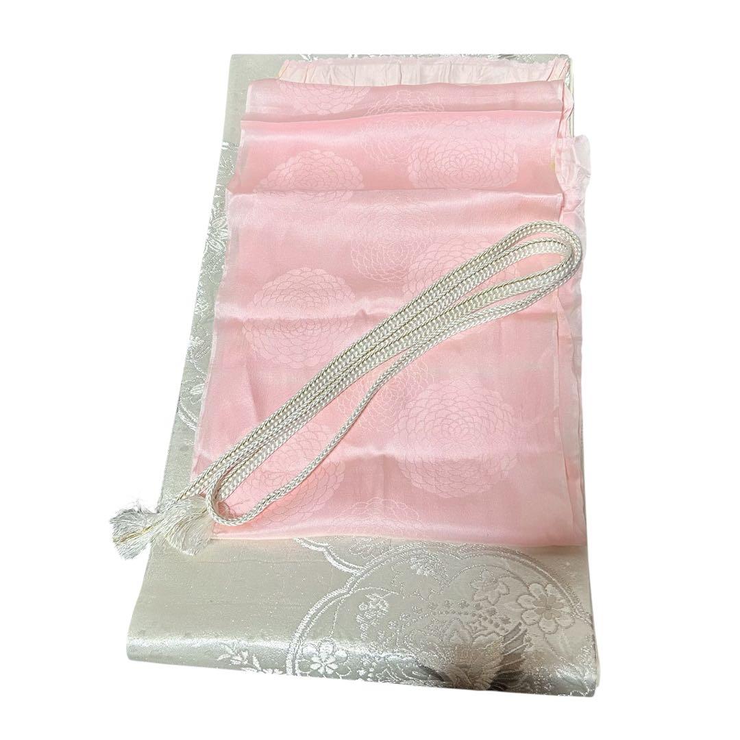 未使用近い　美品　袷　正絹　総絞り　螺鈿風　友禅　訪問着　フルセット