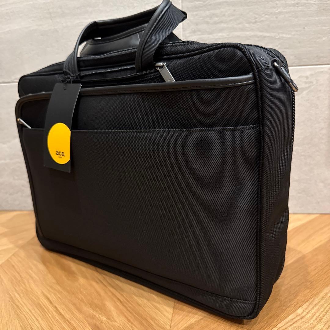 新品未使用　ace. ブラック ビジネスバッグ