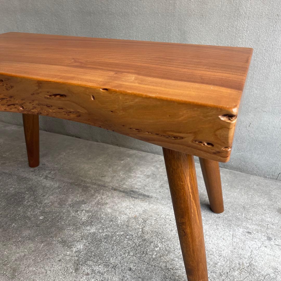 MATURIYA 祭屋　原木家具　欅スツール　サイドテーブル