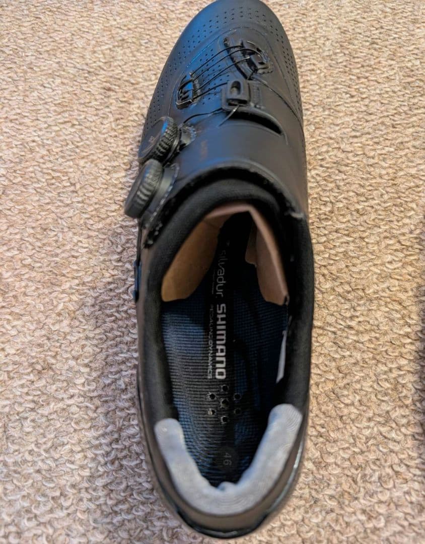 シマノS-PHYRE XC9クロスカントリーシューズ 黒 収納袋付き29.2cm