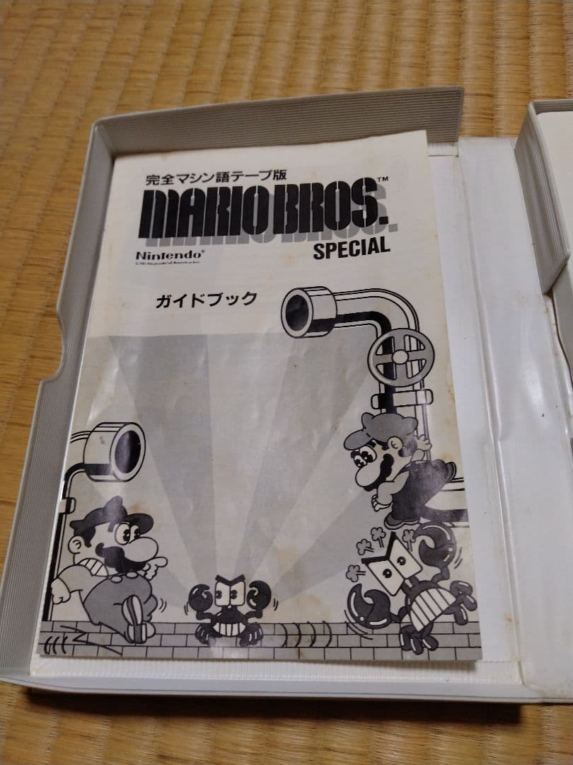 マリオブラザーズ スペシャル　PC-6001mkⅡ　ハドソン　任天堂　mk2