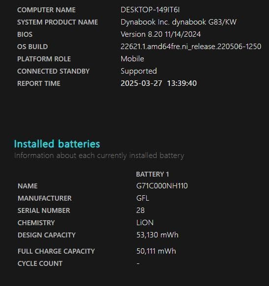 東芝　Dynabook G83/KW　高性能　2023年モデル(K-211)