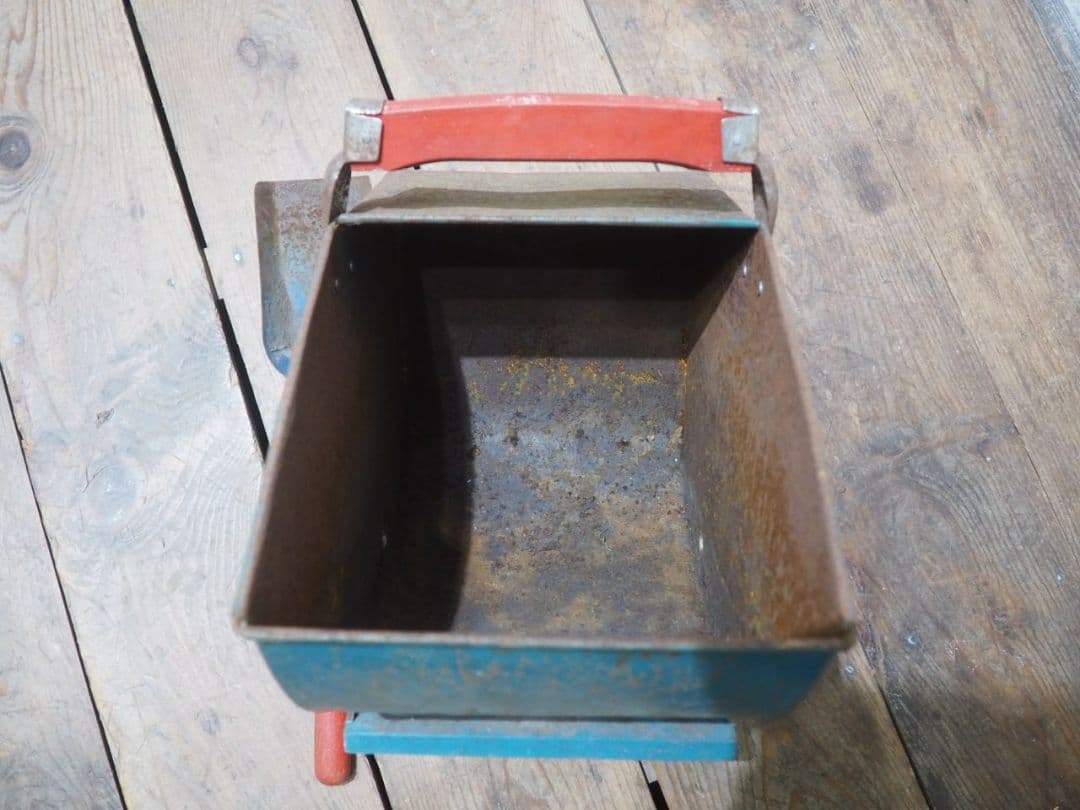 1393 アンティーク　コールボックス　炭入れ　バケツ　薪ストーブ　暖炉　レトロ