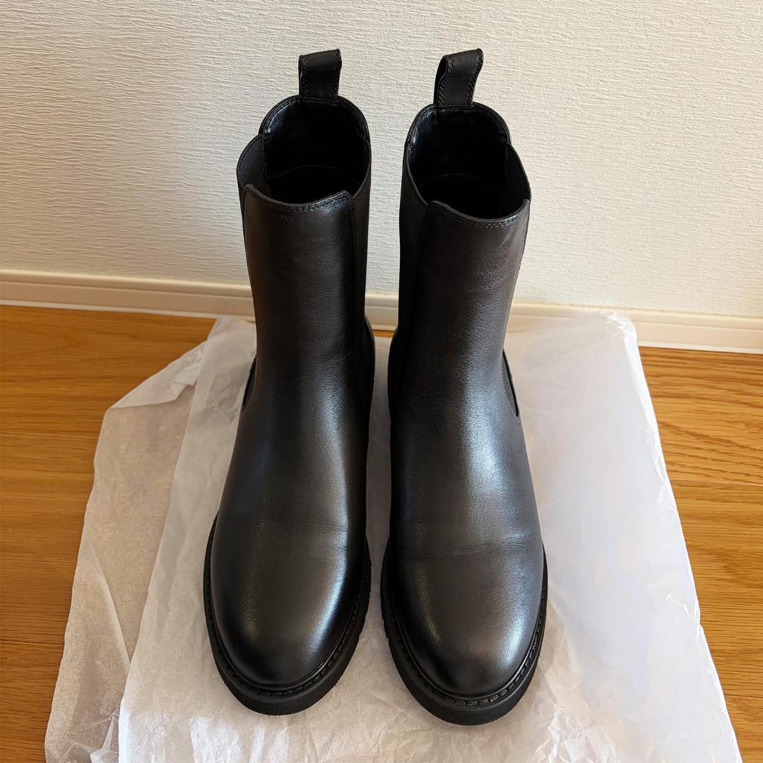 【美品】SLOBE IENA サイドゴアブーツ 38 ブラック