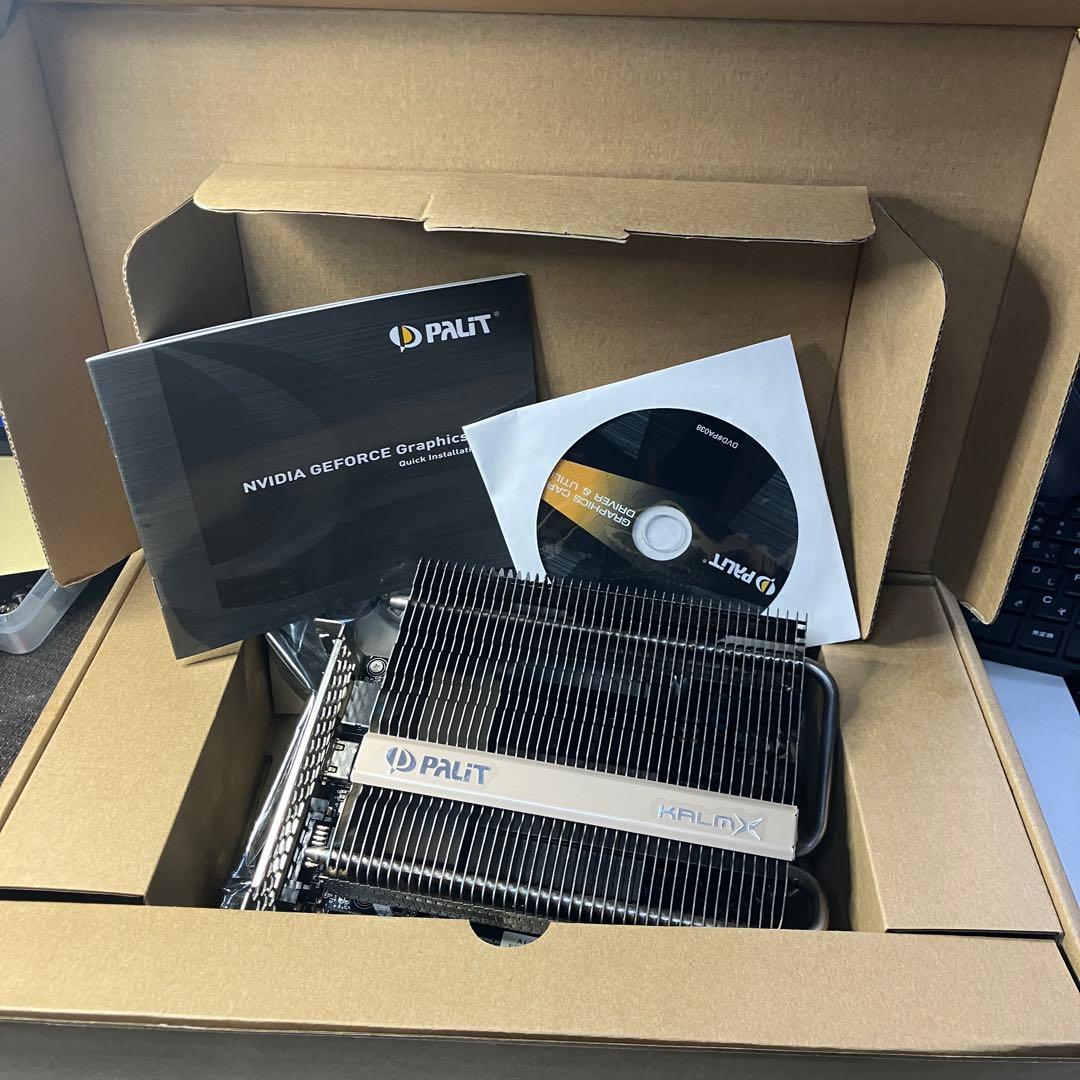 【動作確認済・希少ファンレス】GTX 1050Ti KalmX 箱付 美品