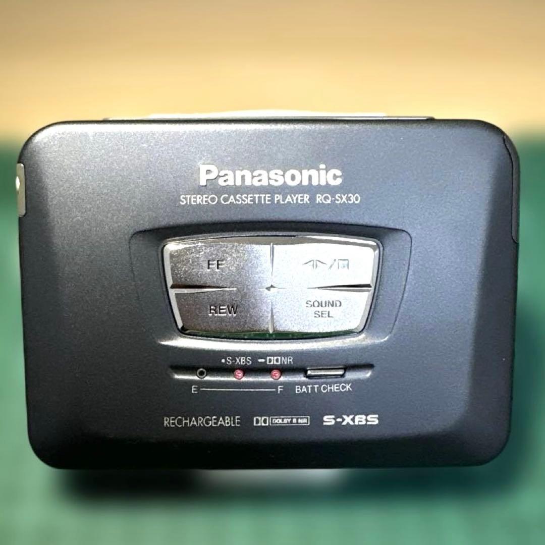 【極美DE修復品】Panasonic カセットプレーヤー RQ-SX30